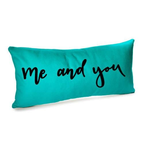 Подушка для дивану оксамитова Me and you 50x24 см (52BP_18L004)