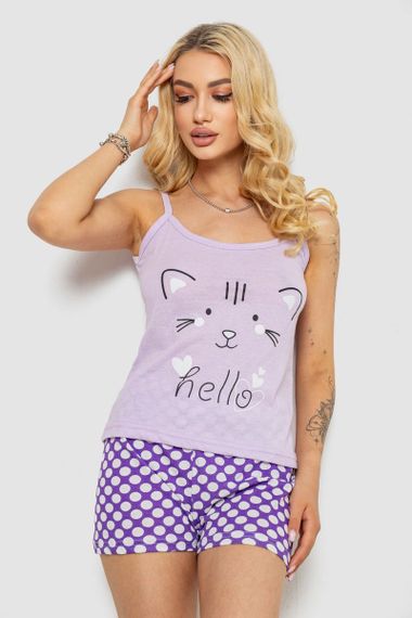 Пижама женская, цвет сиреневый, 243R50703