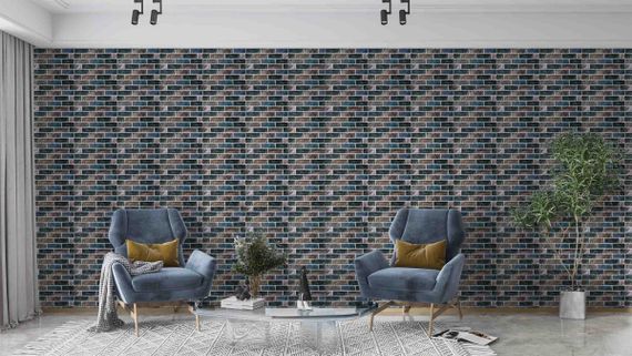 Самоклеюча декоративна 3D панель цегла кашемір Loft Expert 700x770x5 мм | Зображення 3