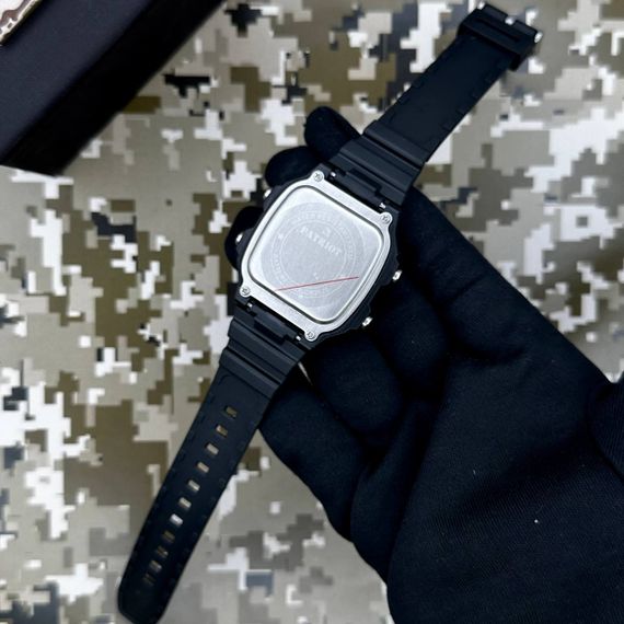 Годинник наручний Patriot 010BKUAGD Тризуб золото Чорні + Коробка. | Зображення 4