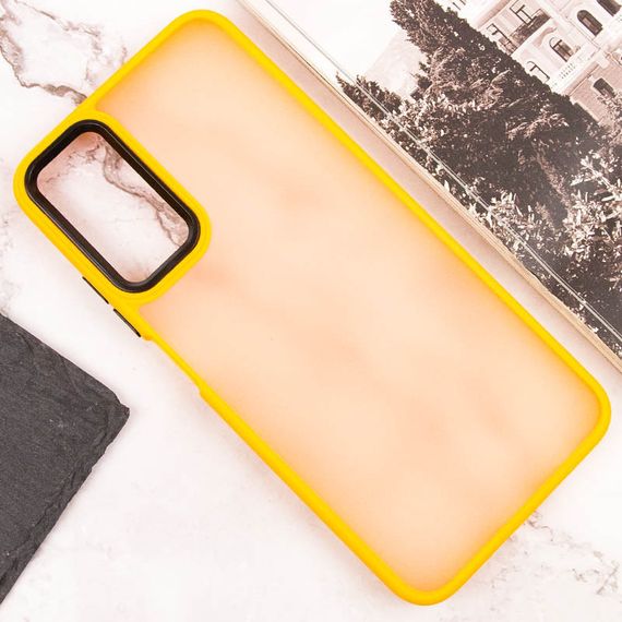 Чехол TPU+PC Lyon Frosted для Oppo A78 4G Orange | Зображення 3