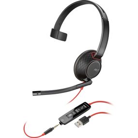 Гарнитура компьютерная моно On-ear Poly Blackwire 5210 8X230AA