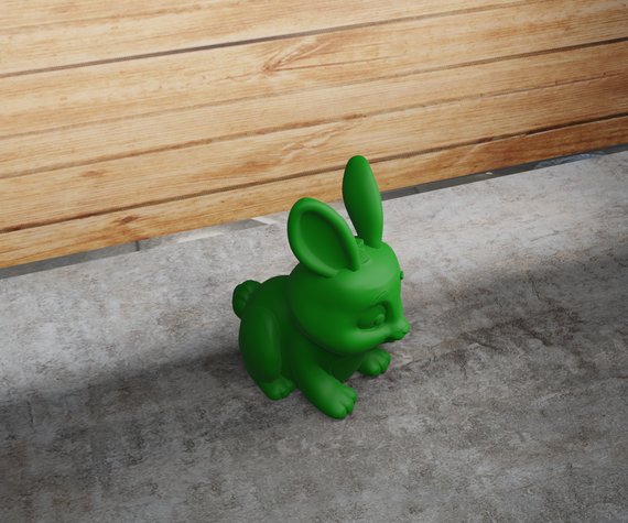 Маленькая крольчиха Зеленая | Зображення 1