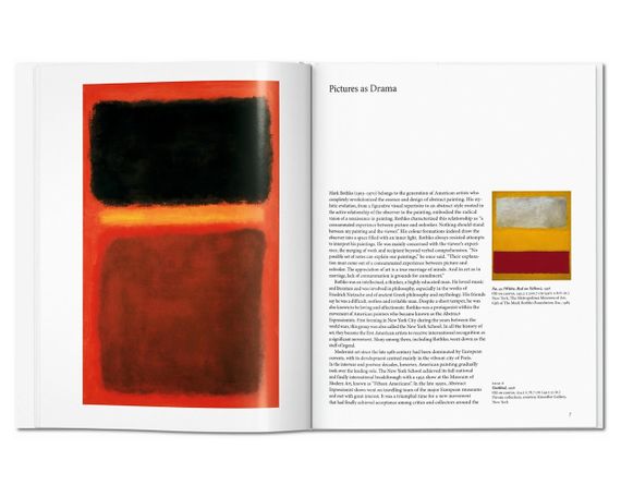 Живопись Марка Ротко книга с картинами художника Rothko. Jacob Baal-Teshuva, Taschen Литература для художников | Зображення 1