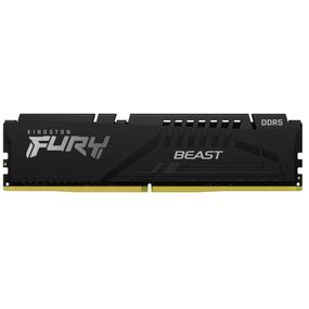 Модуль пам&#039;яті для комп&#039;ютера DDR5 32GB 5200 MHz Beast Black Kingston Fury (ex.HyperX) (KF552C36BBE-32)