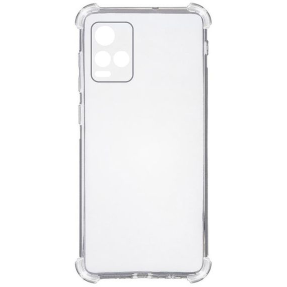 TPU чохол GETMAN Ease logo посилені кути Full Camera для Vivo Y21 / Y33s Безбарвний (прозорий) | Зображення 2