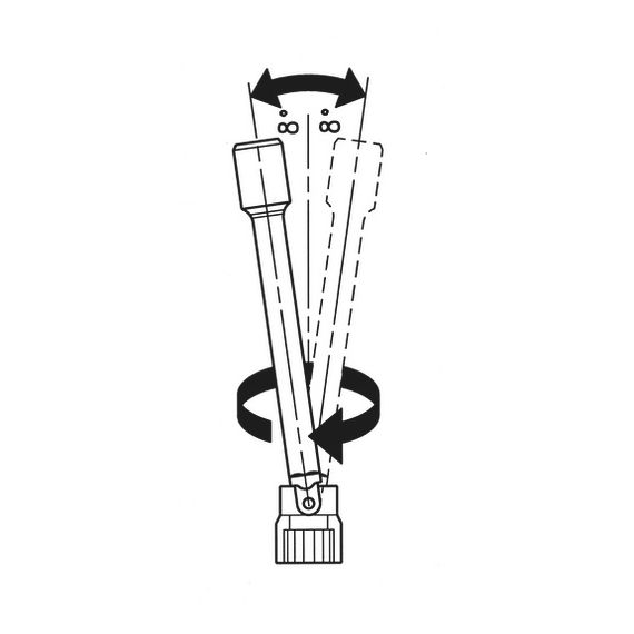 Подовжувач Wurth 1/2" 75мм | Зображення 2