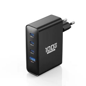 Зарядний пристрій Asometech 100W GaN Fast USB Charger 3C1A для швидкого заряджання