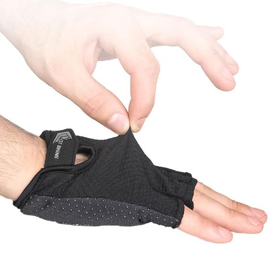 Перчатки велосипедные спортивные West Biking YP0211218 XL Black с короткими пальцами | Зображення 2