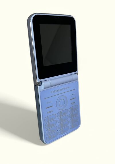 Кнопковий мобільний телефон розкладачка AIEK I15 Max на 4 сім карти Blue | Зображення 5