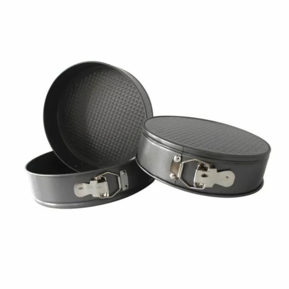 Круглые разъёмные формы UNIQUE UN-1701 6 шт • Формы для выпечки из углеродистой стали с антипригарным покрытием