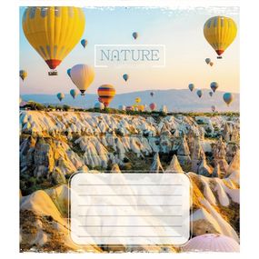 Тетрадь ученическая "Пейзаж" 036-570106K-3 в клеточку, 36 листов