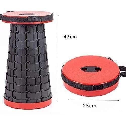 Складной туристический стул 47 см Telescopic stool / Складной телескопический стул для пикника, рыбалки | Зображення 2
