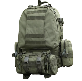Военно-тактический рюкзак Molle Assault 55 L+ 3 органайзера Олива