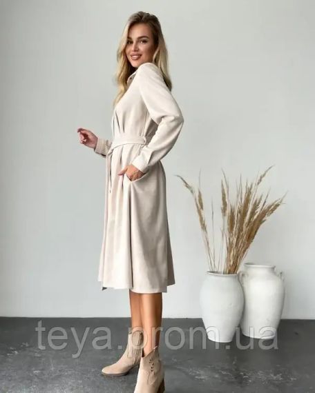 Плаття для жінок колір молочний розміри S, M, L, XL, XXL FI_009343 | Зображення 1