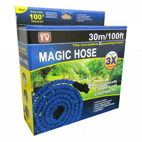 Шланг садовый поливочный X-hose растягивающийся 30 м | Зображення 1