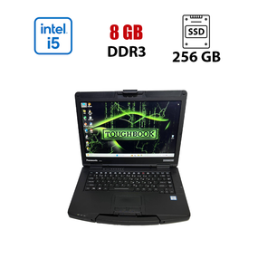 Захищений ноутбук-трансформер Panasonic Toughbook CF-54 / 14" (1920x1080) TN / Intel Core i5-6300U (2 (4) ядра по 2.4 - 3.0 GHz) / 8 GB DDR3 / 256 GB SSD / Intel HD Graphics 520 / WebCam б/в