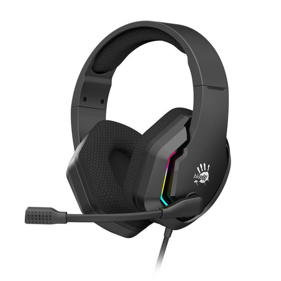 Гарнітура ігрова Bloody G260p (Black) з підсвічуванням, USB, колір чорний