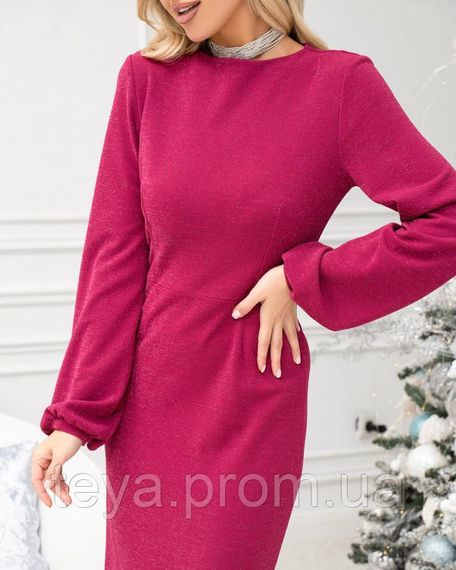 Плаття для жінок колір темно-малиновий розмір M FI_009612 | Зображення 3