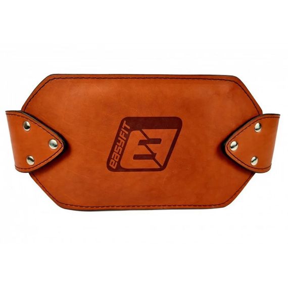 Пояс для отягощений EasyFit EF-DBC-200-BR кожа, до 200 кг, коричневый | Зображення 2