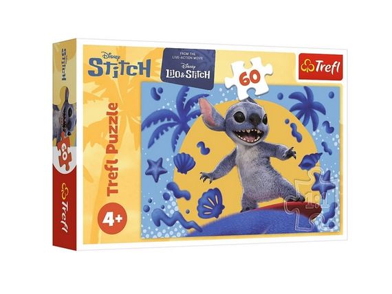 Пазл "Lilo & Stitch The Movie. День со Стичем" 160 элементов 17407 Trefl, 40-летний юбилей Трефл/Искусство из бумаги, в коробке (5900511174076) | Зображення 1