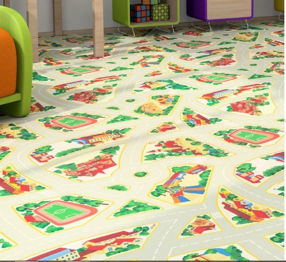 Дитячий лінолеум Graboplast Terrana 01 / ECO Kids 4171-254 | Зображення 1