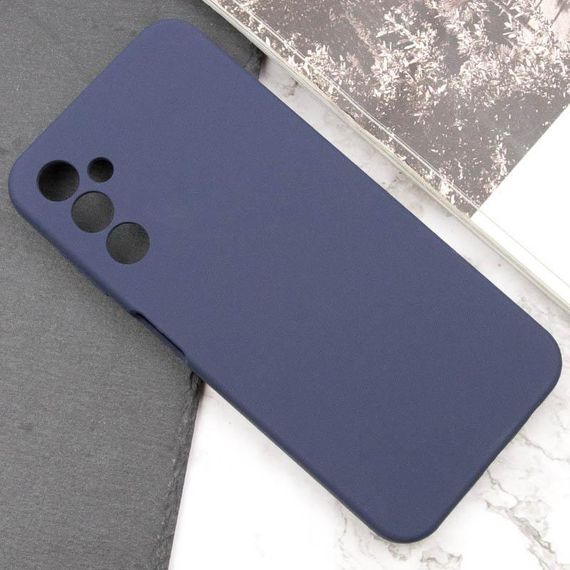 Чехол TPU GETMAN Liquid Silk Full Camera для Samsung Galaxy A16 4G/5G Синий / Midnight Blue | Зображення 4