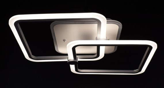 Люстра світлодіодна стельова LED світильник для квартири на стелю лед з пультом 25949 Білий 10х41х63 см. | Зображення 3