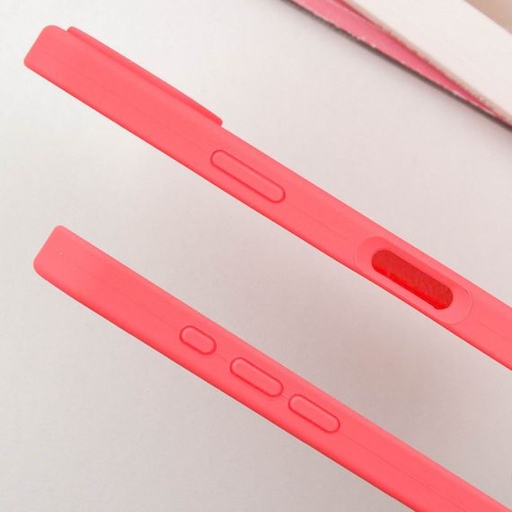 Чехол Silicone Case Full Protective (AA) для Apple iPhone 16 (6.1") Арбузный / Watermelon red | Зображення 3