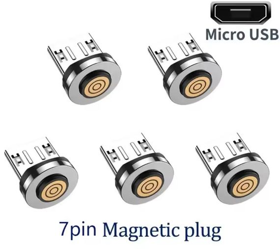 7-контактний магнітний конектор Micro USB для швидкого заряджання та передавання даних | Зображення 1