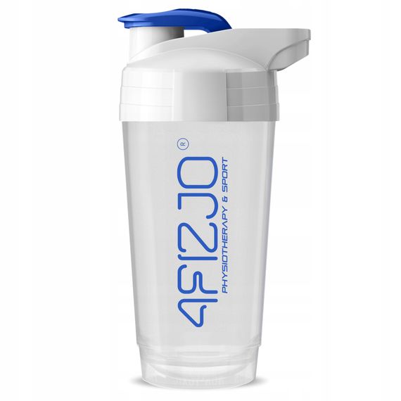 Шейкер спортивний 4FIZJO Ultra 700 мл White/Blue (P-5905973407076)