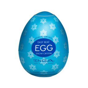 Мастурбатор-яйце Tenga Egg Snow Crystal з охолоджувальним лубрикантом Sex Aura