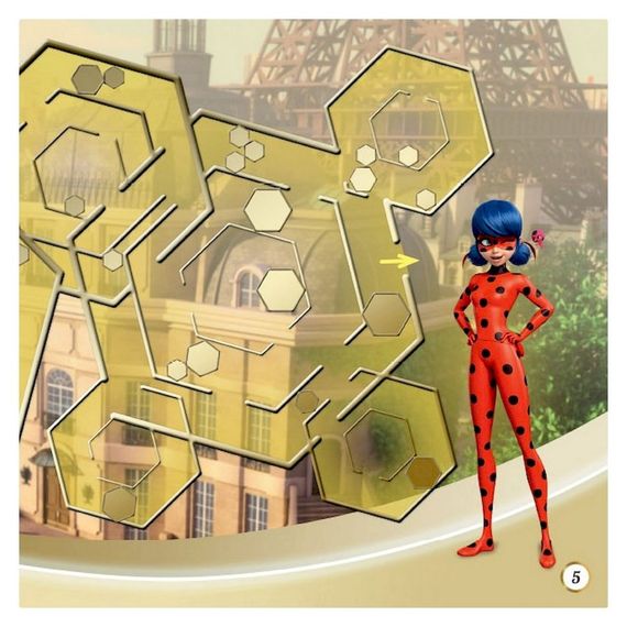 Лабіринти з наклейками "Таємниця Маринет" Леді Баг 1249013, 450 наклейок | Зображення 4