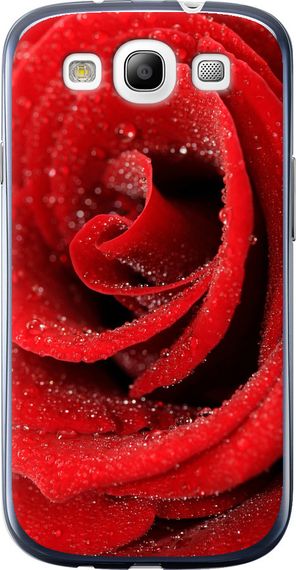 Чехол на Samsung Galaxy S3 i9300 Красная роза "529u-11-17620"