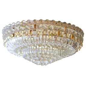 Люстра торт потолочная с подсветкой LED E14 40W Glass (BCL-601C/9)