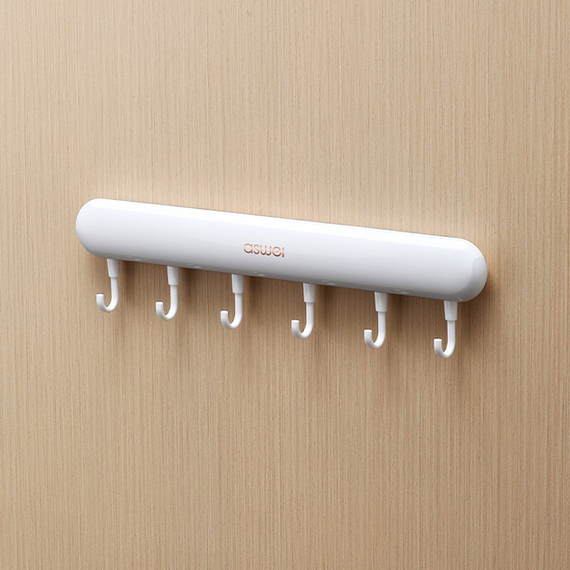 Універсальна настінна вішалка з гачками Towel hook LY-839 | Зображення 5