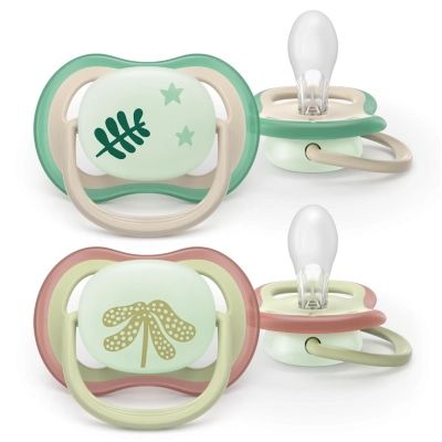 Пустышка Philips AVENT Ultra Air Нічна 6-18 місяців 2 шт (SCF376/31)