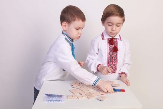 Гра HEGA Сенсорне Доміно розвивальна дидактична Тактильне Доміно | Зображення 6