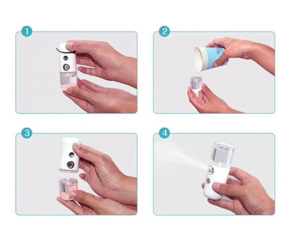 Зволожувач для шкіри обличчя Nano Mist Soraver, Нанорозпилювач | Зображення 4
