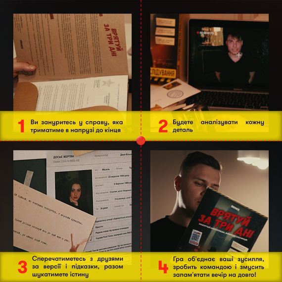 Настольная игра Спаси за три дня. Интерактивная игра-расследование | Зображення 6