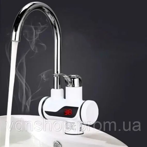 Нижнє Проточний водонагрівач з LCD екраном , водонагрівач, кран