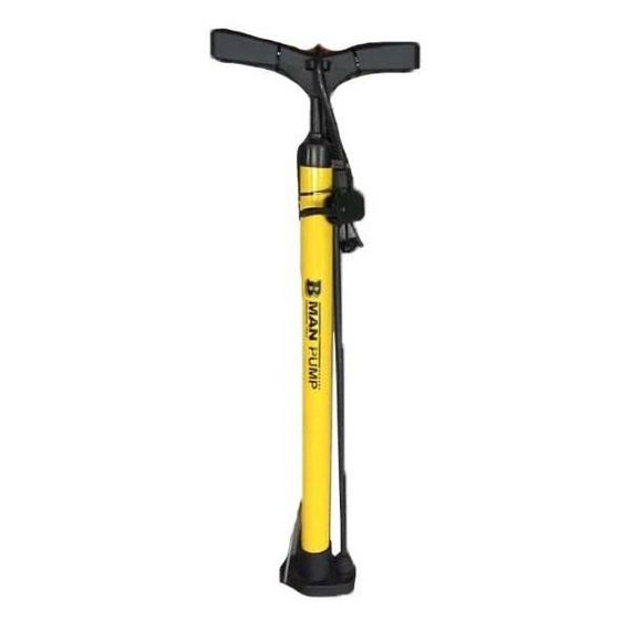 Насос велосипедный напольный Man Pump Желтый