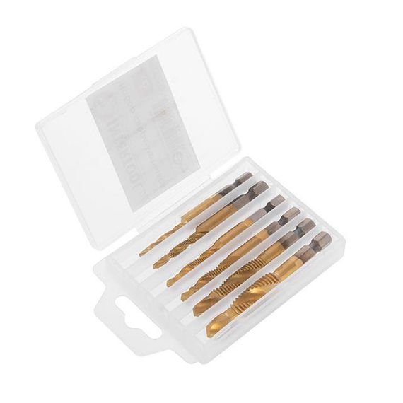 Набір свердел-мітчиків 6 од. INTERTOOL SD-5841 | Зображення 3