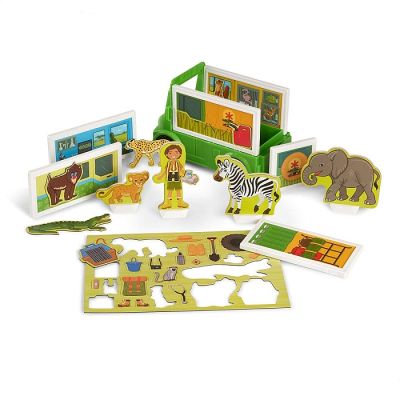 Ігровий набір Melissa&amp;Doug магнітний Сафарі - рятувальна машина (MD30666) | Зображення 1
