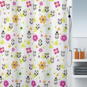 Шторка для ванної та душу Spirella Panda Life 180х200 см, водовідштовхувальна поліестер, 10.18471