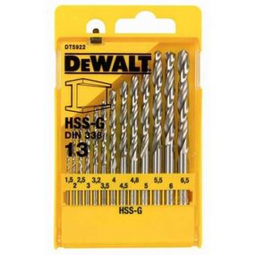 Набір свердел по металу 13шт DeWALT DT5922