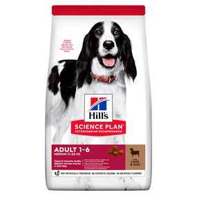 Корм Hill's Science Plan Canine Adult Medium Breed Lamb & Rice сухий з ягнятком для собак середніх порід 2.5 кг