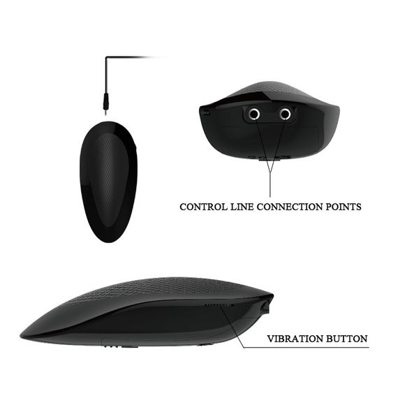 Вібратор реаліст BAILE на присосці, з пультом, 20.5 х 4.4 см sexstyle | Зображення 3