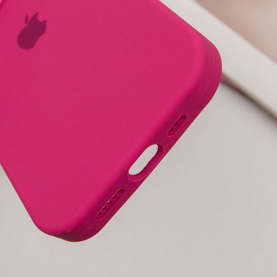 Чохол Silicone Case Full Protective (AA) для Apple iPhone 16 Pro (6.3") Червоний / Rose Red | Зображення 6