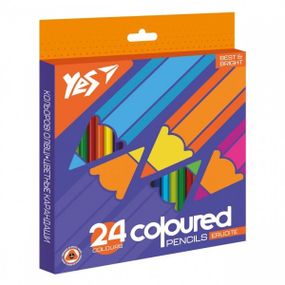 Набір кольорових олівців YES Erudite 290644 24 кольору
